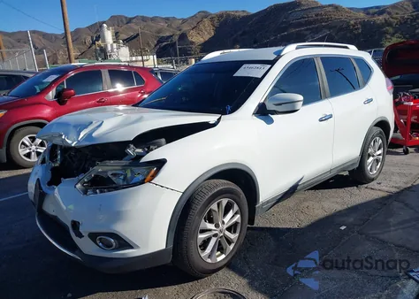 2016 Nissan Rogue Sv z USA, uszkodzony, nr VIN KNMAT2MT0GP685422